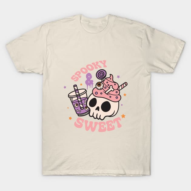 Spooky & Sweet T-Shirt by Nessanya